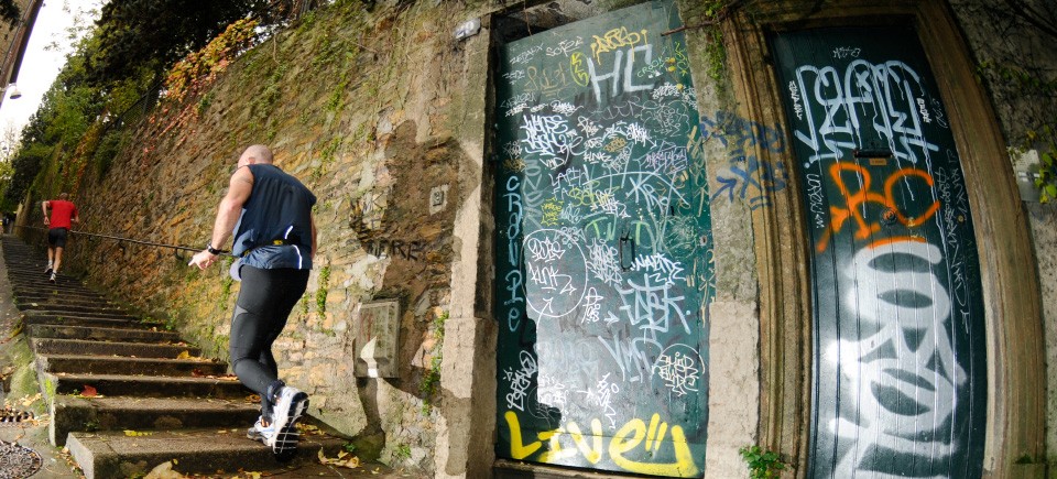 Trail urbain : entre 20 et 40 km de bitume, trottoirs et escaliers…