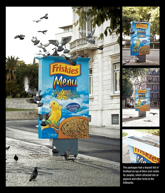 Campagne publicitaire : le mobilier urbain comme support 