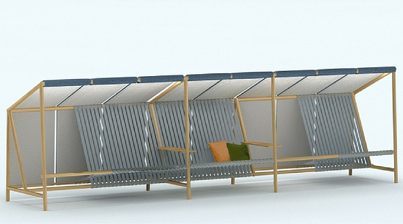 Mobilier urbain : le banc du futur sera autonome et connecté